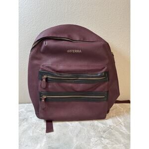 DoTerra‎ Burgundy Travel Backpack Vegan Leather Burgundy Interior Essential Oil